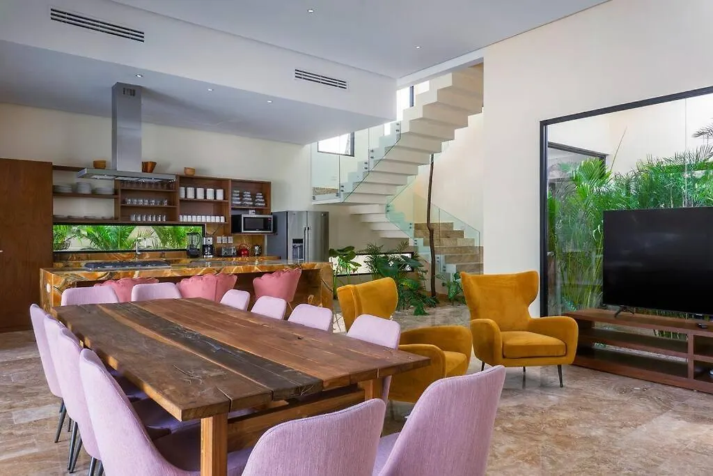 טולום Luxury Villa At Exclusive Gated Community La Privada Aldea Zama, 5 Bedroom Private Pool & Concierge Service 0*,  מקסיקו